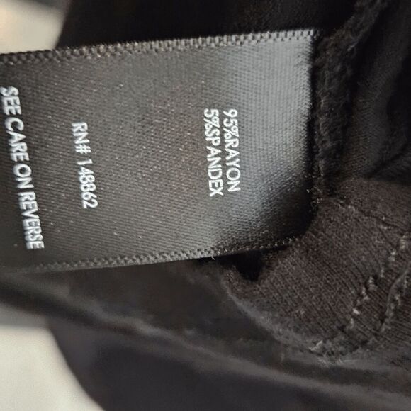 Torrid Long Sleeve Mock Neck Jersey Midi Dress Womens Black Size 1 - Picture 4 of 4